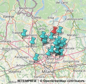 Mappa Via Icmesa, 20821 Meda MB, Italia (10.4635)