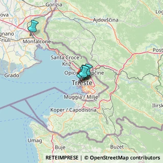 Mappa Trieste - Opicina, 34133 Trieste TS, Italia (41.52)