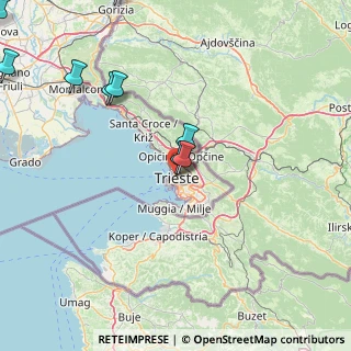 Mappa Trieste - Opicina, 34133 Trieste TS, Italia (27.99727)