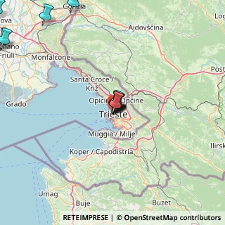 Mappa Trieste - Opicina, 34133 Trieste TS, Italia (21.14077)