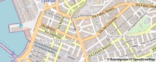 Mappa Trieste