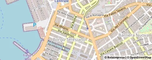 Mappa Trieste