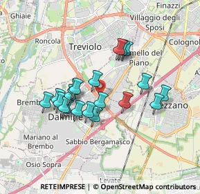 Mappa Via Brigata Orobica, 24044 Dalmine BG, Italia (1.476)