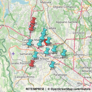 Mappa Via Pasubio, 21058 Solbiate Olona VA, Italia (5.90786)