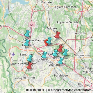 Mappa Via Pasubio, 21058 Solbiate Olona VA, Italia (6.70727)