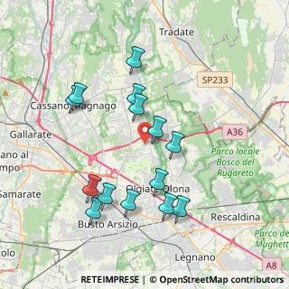 Mappa Via Pasubio, 21058 Solbiate Olona VA, Italia (3.72786)