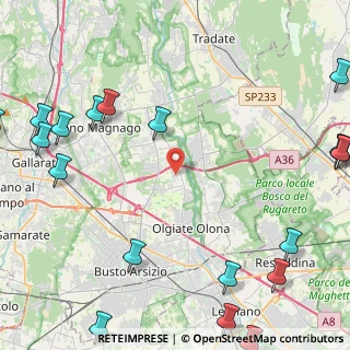Mappa Via Pasubio, 21058 Solbiate Olona VA, Italia (7.0385)