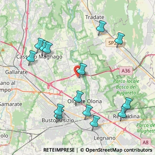 Mappa Via Pasubio, 21058 Solbiate Olona VA, Italia (4.88571)