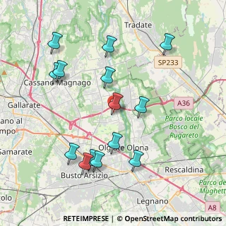 Mappa Via Pasubio, 21058 Solbiate Olona VA, Italia (4.165)