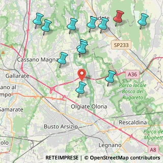 Mappa Via Pasubio, 21058 Solbiate Olona VA, Italia (4.70667)