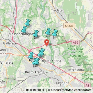 Mappa Via Pasubio, 21058 Solbiate Olona VA, Italia (3.34909)