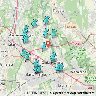 Mappa Via Pasubio, 21058 Solbiate Olona VA, Italia (4.066)