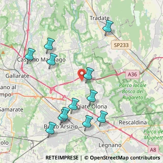 Mappa Via Pasubio, 21058 Solbiate Olona VA, Italia (4.4725)