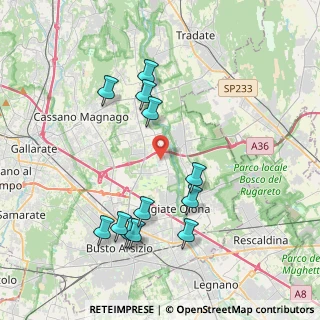 Mappa Via Pasubio, 21058 Solbiate Olona VA, Italia (4.00917)