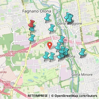 Mappa Via Pasubio, 21058 Solbiate Olona VA, Italia (0.9165)