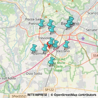 Mappa Via Roggia Morlana, 24044 Dalmine BG, Italia (3.0025)