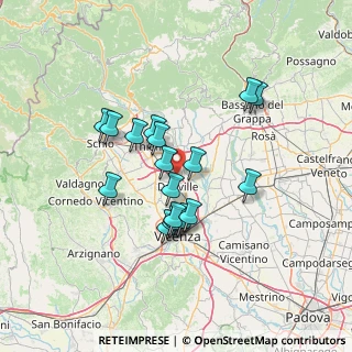 Mappa Via Bonin Longare, 36030 Montecchio Precalcino VI, Italia (11.45111)