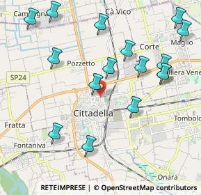 Mappa Via Redipuglia, 35013 Cittadella PD, Italia (2.32188)