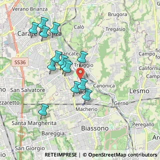 Mappa Via Pietro Micca, 20845 Sovico MB, Italia (1.80071)