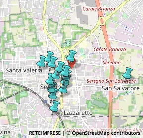 Mappa Via Torquato Tasso, 20831 Seregno MB, Italia (0.74412)