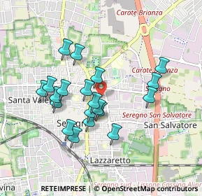 Mappa Via Giovanin Boccaccio, 20831 Seregno MB, Italia (0.7985)