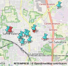 Mappa Via Torquato Tasso, 20831 Seregno MB, Italia (0.93818)