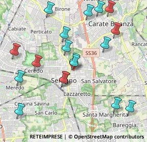 Mappa Via Torquato Tasso, 20831 Seregno MB, Italia (2.26722)