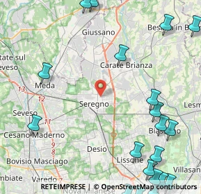 Mappa Via Torquato Tasso, 20831 Seregno MB, Italia (6.7045)