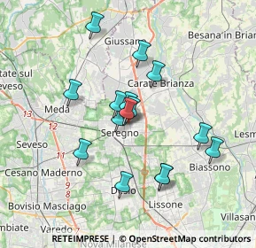 Mappa Via Torquato Tasso, 20831 Seregno MB, Italia (3.026)