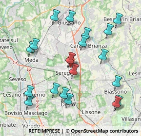 Mappa Via Torquato Tasso, 20831 Seregno MB, Italia (4.241)