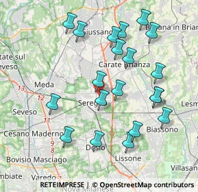 Mappa Via Torquato Tasso, 20831 Seregno MB, Italia (3.9995)