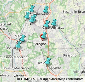 Mappa Via Torquato Tasso, 20831 Seregno MB, Italia (3.57583)