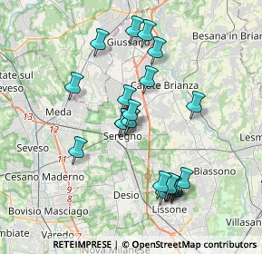 Mappa Via Torquato Tasso, 20831 Seregno MB, Italia (3.479)