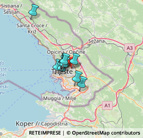 Mappa Strada per Longera, 34128 Trieste TS, Italia (3.7)