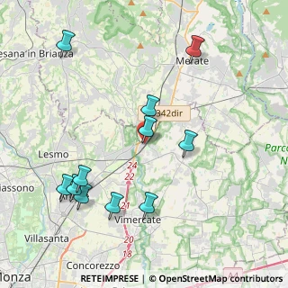 Mappa Via Roma, 20866 Carnate MB, Italia (4.36636)