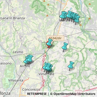 Mappa Via Roma, 20866 Carnate MB, Italia (4.80412)
