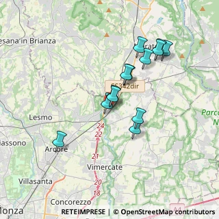 Mappa Via Roma, 20866 Carnate MB, Italia (3.12692)
