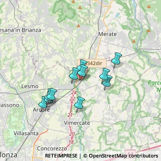Mappa Via Roma, 20866 Carnate MB, Italia (2.94636)