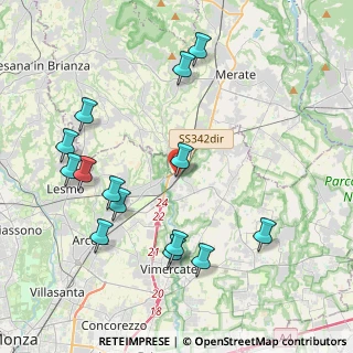 Mappa Via Roma, 20866 Carnate MB, Italia (4.49214)