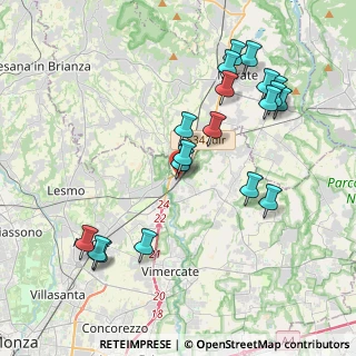 Mappa Via Roma, 20866 Carnate MB, Italia (4.28158)