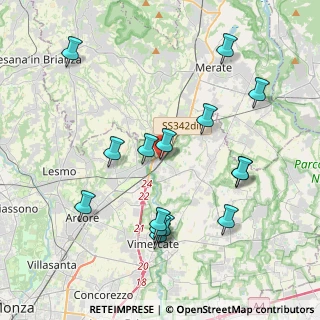 Mappa Via Roma, 20866 Carnate MB, Italia (4.176)