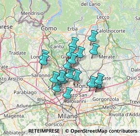 Mappa Via Pietro Maroncelli, 20831 Seregno MB, Italia (9.97)