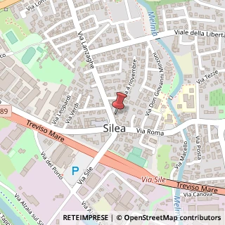 Mappa Via Lanzaghe, 24, 31057 Silea, Treviso (Veneto)