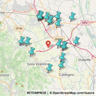 Mappa Via Bassi, 36030 Villaverla VI, Italia (4.239)