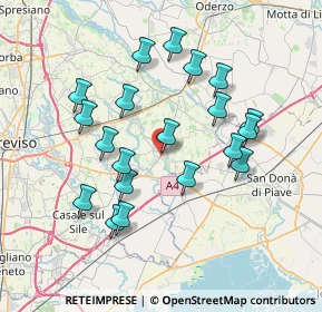 Mappa Via Giovanni XIII, 31050 Monastier di Treviso TV, Italia (6.9935)