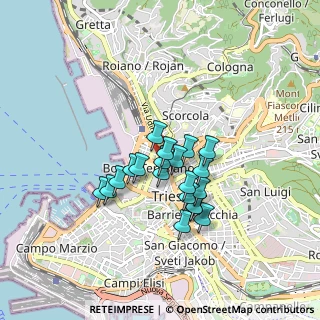 Mappa Via del Lavatoio, 34133 Trieste TS, Italia (0.64)