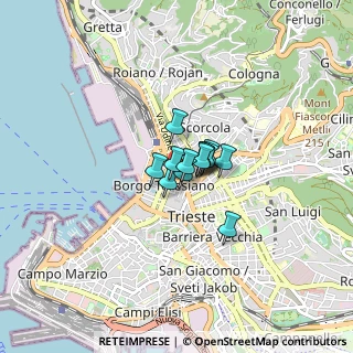 Mappa Via del Lavatoio, 34133 Trieste TS, Italia (0.33385)