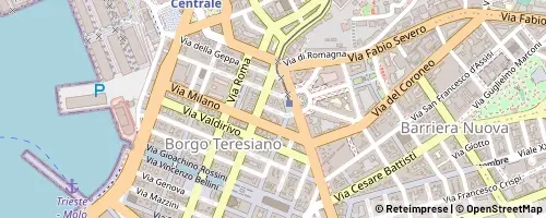 Mappa Trieste