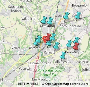 Mappa Carnate, 20866 Carnate MB, Italia (1.55857)