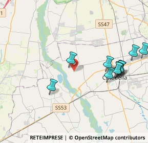 Mappa Via Casoni Basse, 35014 Fontaniva PD, Italia (4.23818)